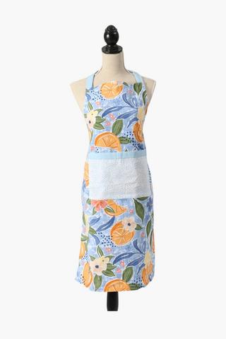 Printed Olive Apron