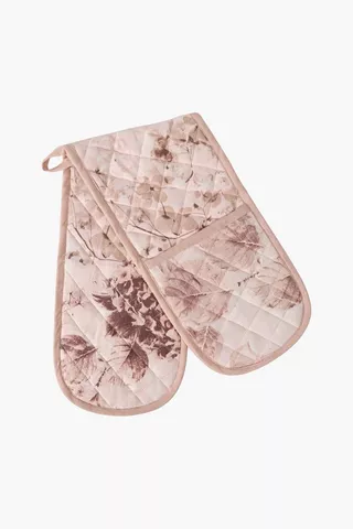 Pomeroy Floral Double Oven Glove