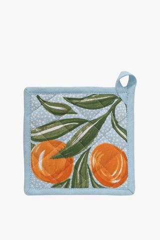 Printed Olive Pot Holder