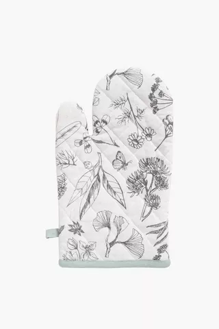 Floral Bay Single Oven Glove