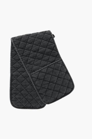 Stonewash Denim Double Oven Glove
