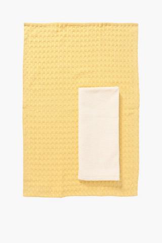 2 Pack Geo Weave Tea Towels