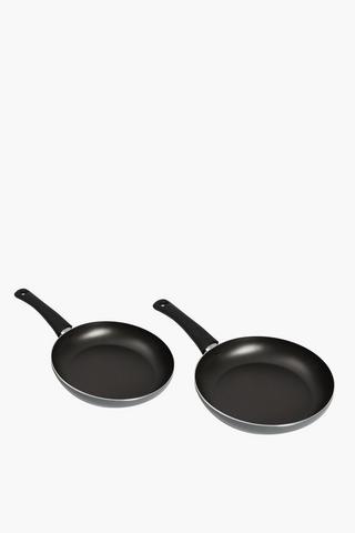 2 Piece Non-stick Frying Pan Set
