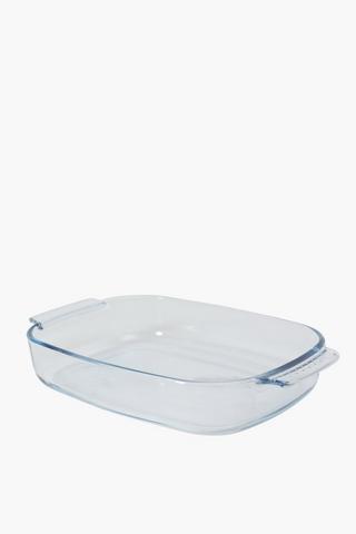 Oblong Glass Roaster, 3,8 L
