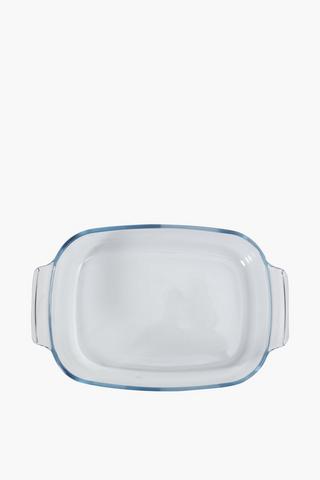 Oblong Glass Roaster, 3,8 L