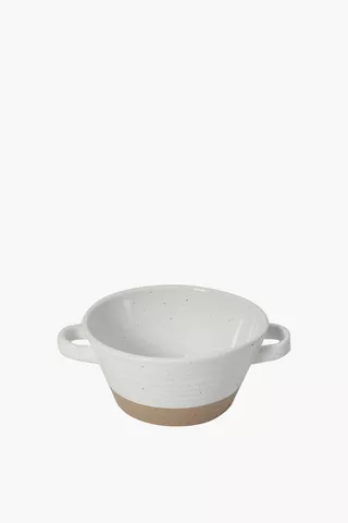 Stoneware Ribbed Bowl, 21cm