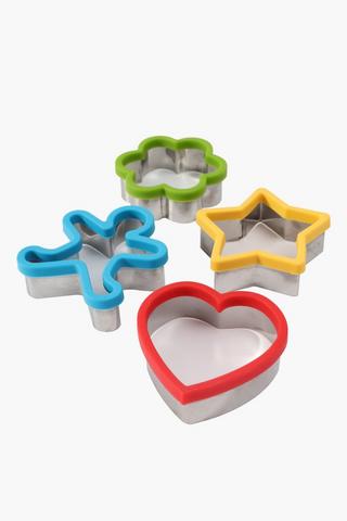 4 Piece Metal Cookie Cutter Set