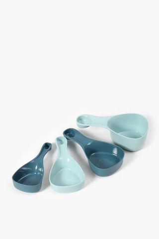 4pc Measuring Cup Set, Turquoise