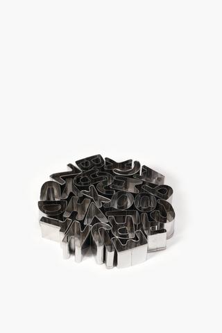 6 Piece Stainless Steel Alphabet Cutters