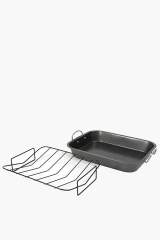 Carbon Steel Roaster With Rack