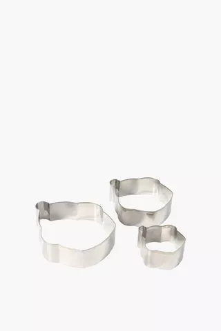 3 Piece Stainless Steel Cupcake Cutters