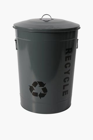 Galvanised Trash Bin 50 L