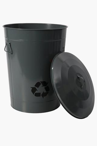 Galvanised Trash Bin 50 L