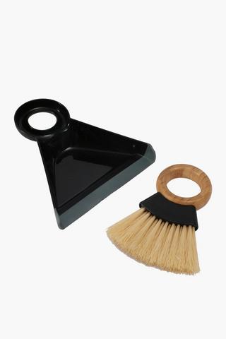 Bamboo Mini Dustpan Set