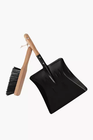 Metal Shovel And Broom