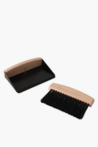 Metal Counter Top Dustpan Set