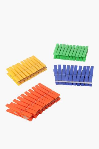 40 Piece Plastic Pegs