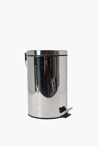 Stainless Steel Round Step Dustbin 12l