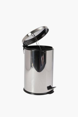 Stainless Steel Round Step Dustbin, 30l