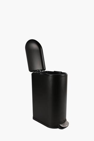 Stainless Steel Half Moon Step Dustbin, 40l