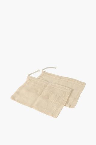 2 Pack Cotton Storage Bags