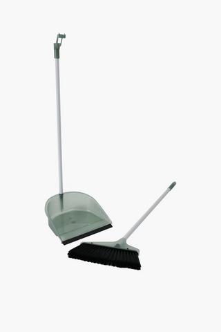 Plastic Dustpan And Broom Set