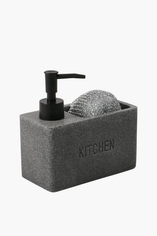 Resin Soap Dispenser With Sponge