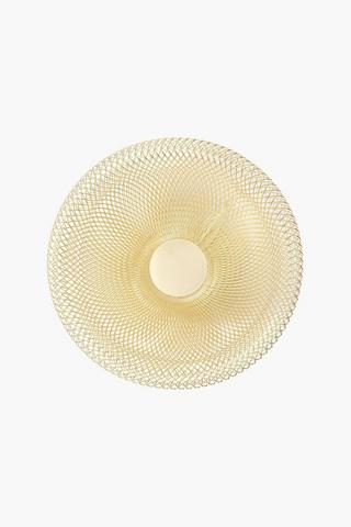 Metallic Mesh Bowl, Small