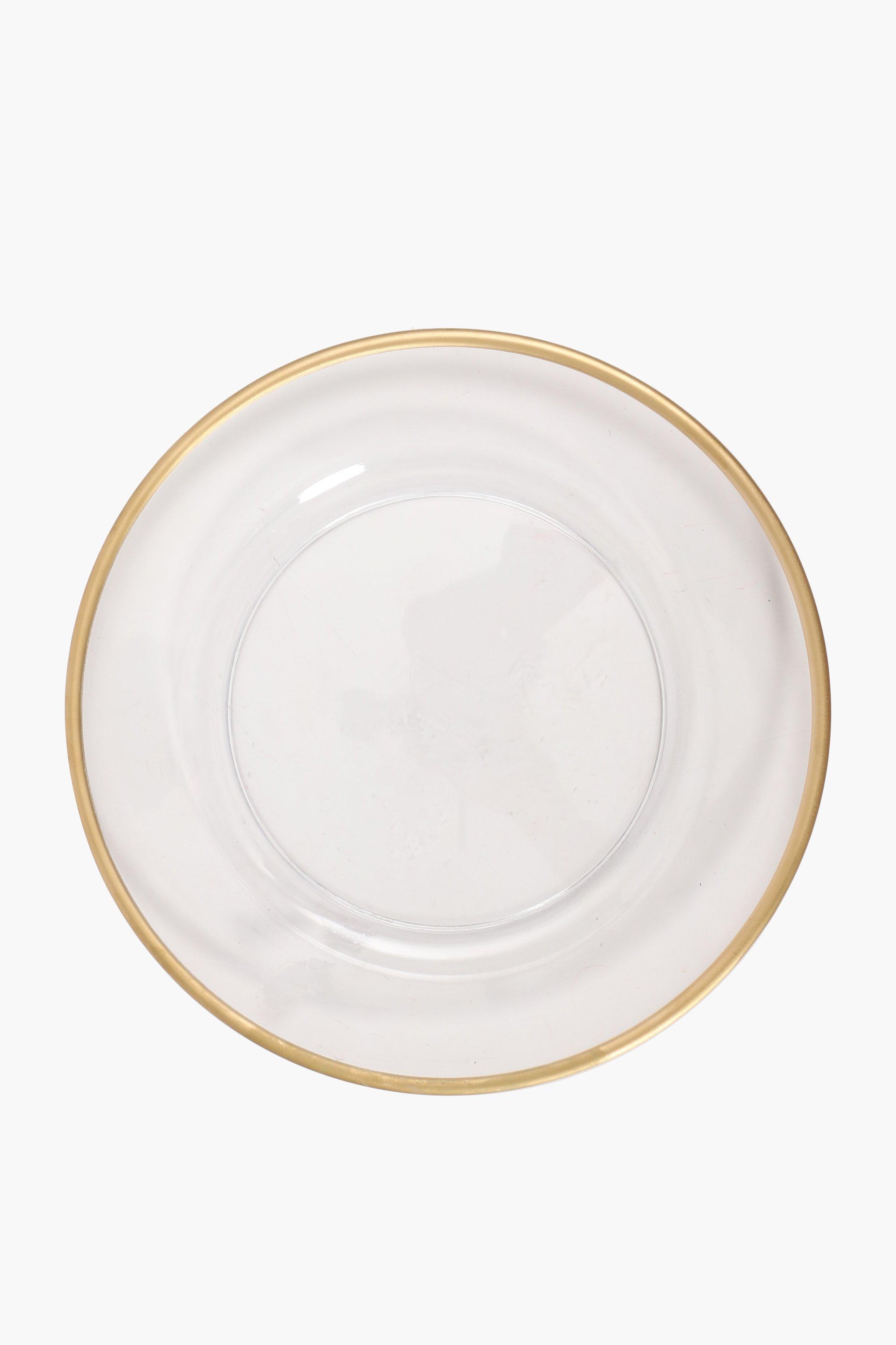 Metallic Rim Festive Underplate