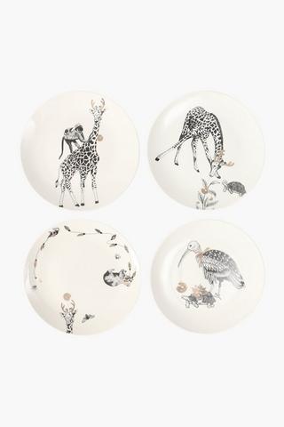 Colab Georgina Taylor Festive 4 Pack Side Plates