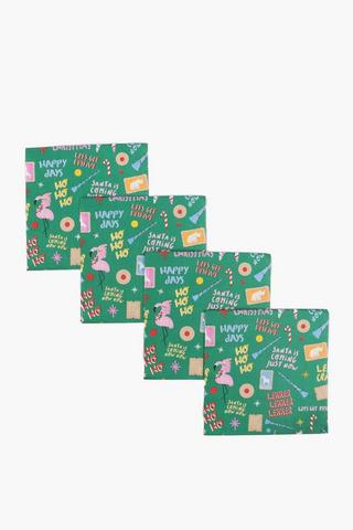 20 Pack Festive Serviettes