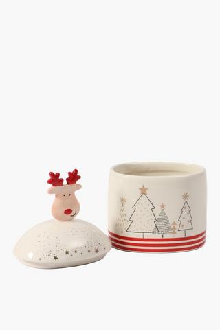 Festive Ceramic Jar