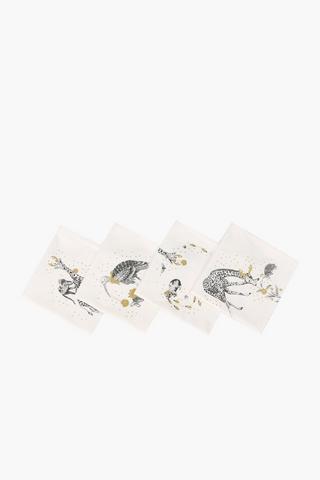 Colab Georgina Taylor Festive 4 Pack Napkins