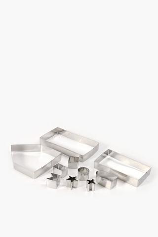 10 Piece Ginger Bread House Cookie Cutter Set