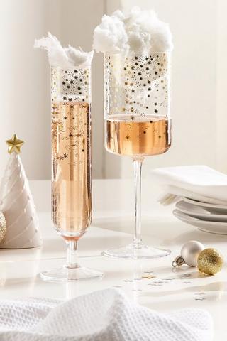 2 Star Wine Glasses