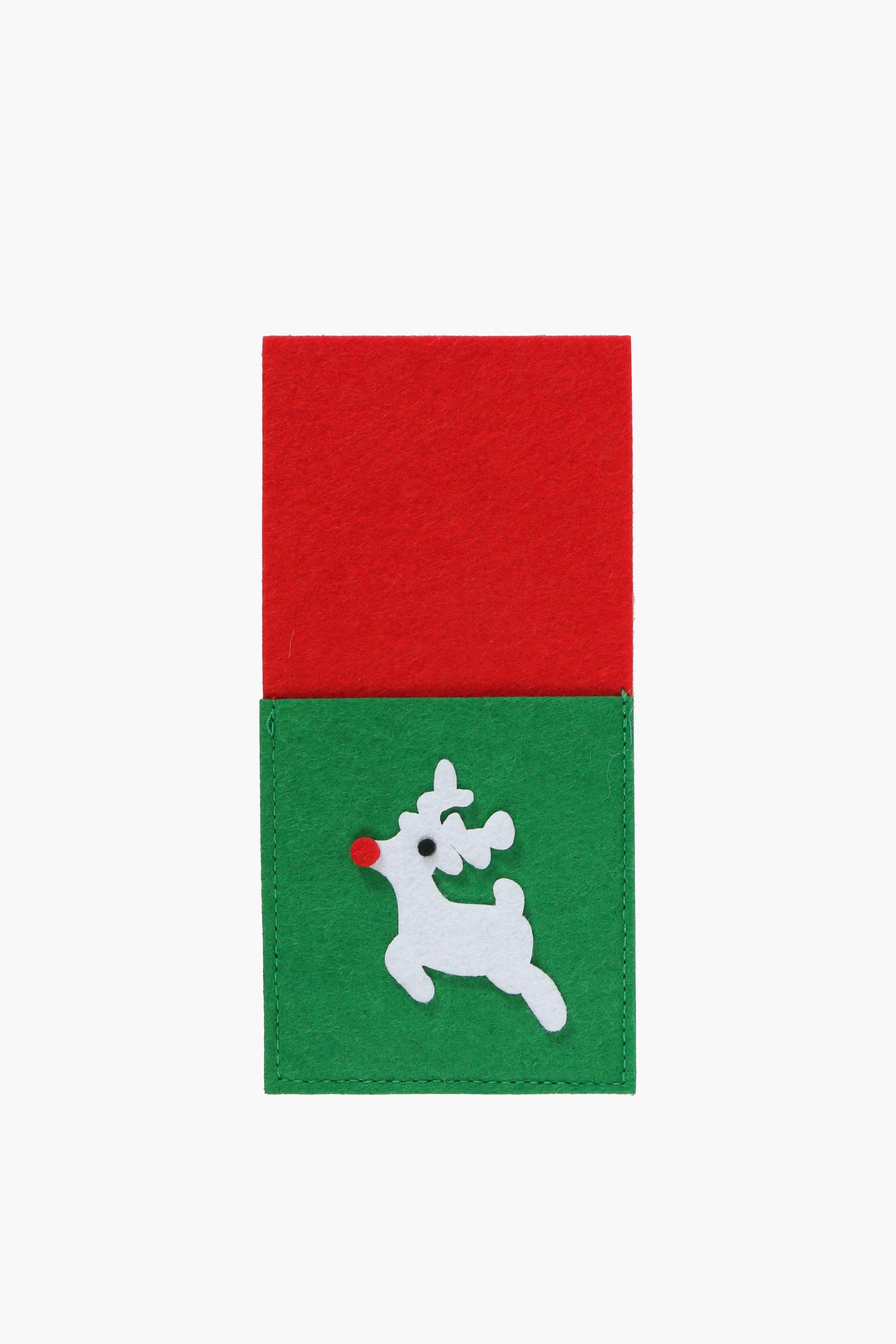 Felt Rudolph Cutlery Pocket