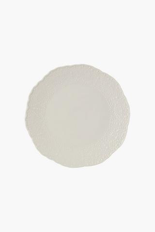Porcelain Embossed Side Plate