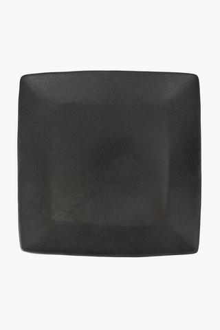 Speckle Square Stoneware Dinner Plate