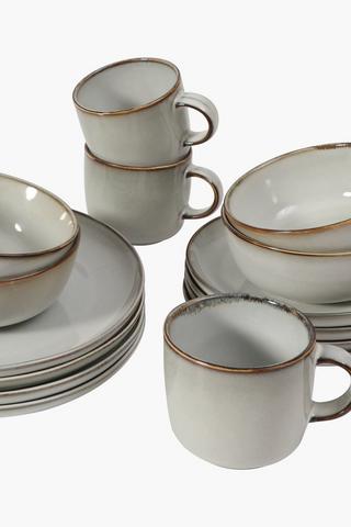 16 Piece Nile Glaze Dinner Set