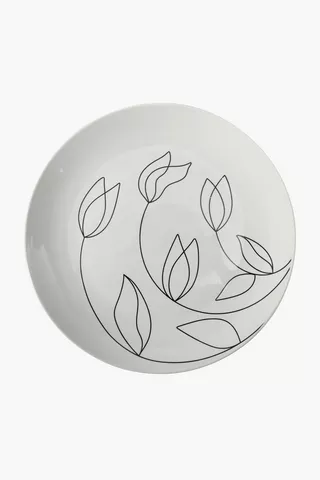 Constance Decal Dinner Plate