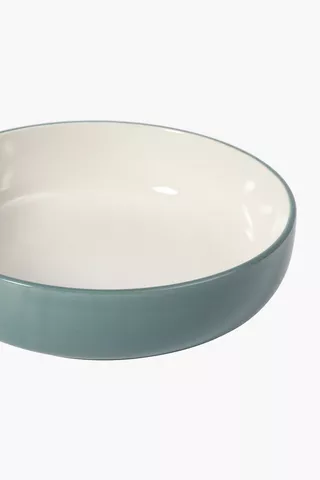 Two Tone Stoneware Soup Bowl