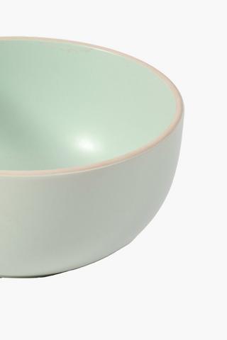 Glaze Lip Stoneware Bowl
