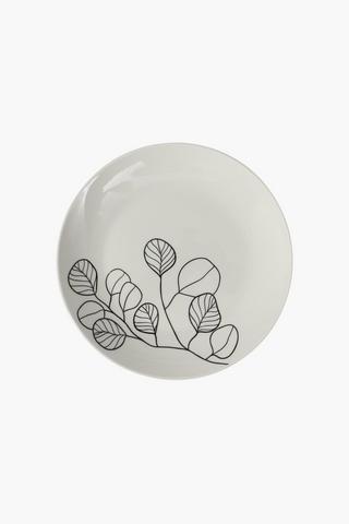 Floral Print Side Plate