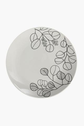 Floral Print Dinner Plate