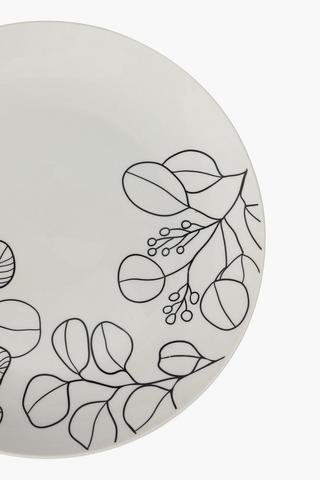 Floral Print Dinner Plate
