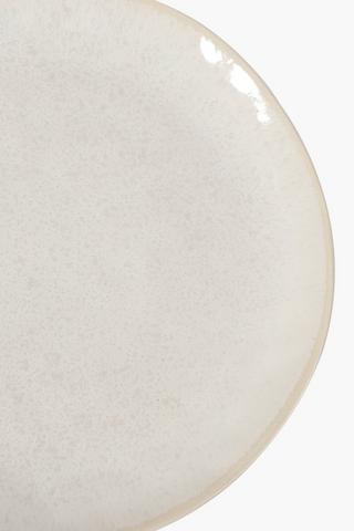 Snow Glaze Stoneware Dinner Plate