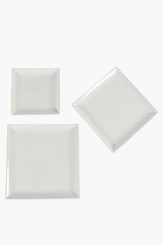 Porcelain Square Platter Set