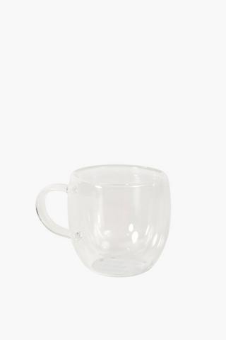 Double Wall Glass Espresso Mug