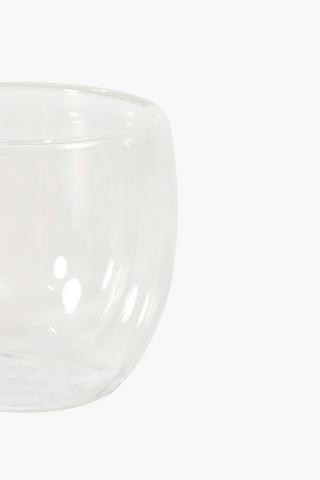 Double Wall Glass Espresso Mug