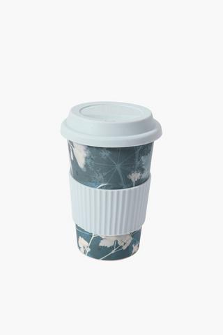 Bamboo Floral Travel Mug
